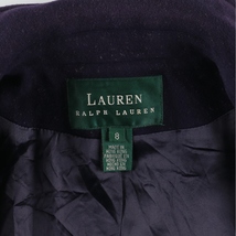 古着 ラルフローレン Ralph Lauren LAUREN ローレン カシミア混 ピーコート Pコート レディースL /eaa414984_画像4