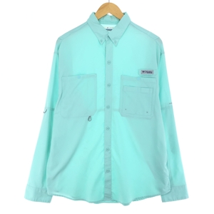 古着 コロンビア Columbia PFG 長ボタンダウン袖 フィッシングシャツ メンズM /eaa431934