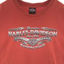 古着 00年代 ハーレーダビッドソン 両面プリント モーターサイクル バイクTシャツ USA製 メンズL /eaa381968_画像4