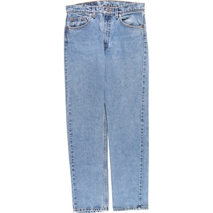 古着 90年代 リーバイス Levi's 505 REGULAR FIT STRAIGHT LEG テーパードデニムパンツ USA製 メンズw33 ヴィンテージ /eaa426869