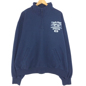 古着 チャンピオン Champion ECO FLEECE カレッジ ハーフジップスウェットシャツ トレーナー メンズXXL /eaa433534