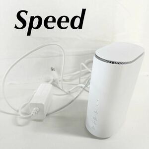 ▲ Speed Wi-Fi HOME 5G L11 ホワイト ZTR01 KDDI wifiルーター　［通電確認］【OTOS-324】