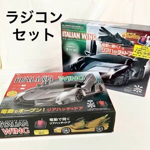 ▲ 【未使用に近い】ITALIAN WING RCリモートオープン　イタリアンウィング　ラジコン　2つセット　まとめ【OTOS-451】