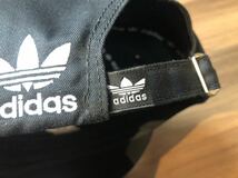 adidas アディダス　キャップ　帽子　ブラック　系　　男女用　フリーサイズ_画像9