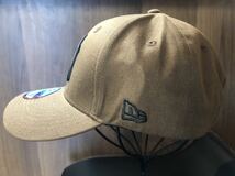 ニューエラ キャップ NEW ERA CAP ブラック　茶色系　NY 男女用　フリーサイズ_画像3