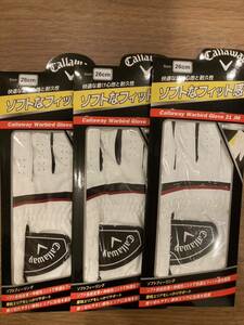 Callaway Golf Glove 26.0 Scm Left Hand 3 Бесплатная доставка