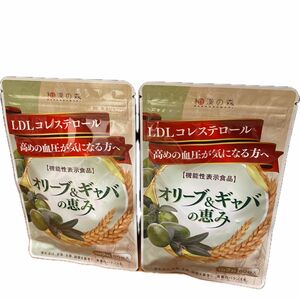 【新品・送料無料】和漢の森 オリーブ & ギャバの恵み 60粒入 ×2袋　機能性表示食品