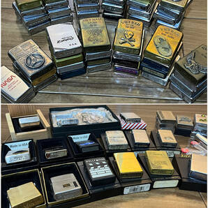 Zippo など ライター72点 ジッポ 大量 まとめ 未使用品有 着火未確認 ジャンク コレクター放出 箱の画像10