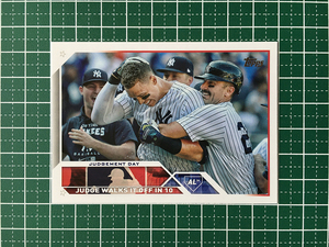 ★TOPPS MLB 2023 SERIES 1 #245 JUDGEMENT DAY／AARON JUDGE［NEW YORK YANKEES］ベースカード「COMBO CARDS」★