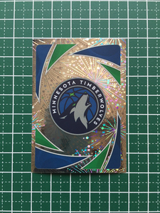 ★PANINI 2020-21 NBA STICKER & CARD COLLECTION #391 TEAM LOGO［MINNESOTA TIMBERWOLVES］「FOIL」★