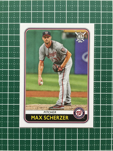 ★TOPPS MLB 2020 BIG LEAGUE #134 MAX SCHERZER［WASHINGTON NATIONALS］ベースカード 20★