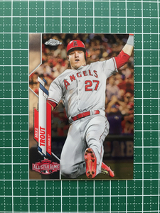 ★MLB 2020 TOPPS CHROME UPDATE #U-69 MIKE TROUT［LOS ANGELES ANGELS］ベースカード「AS」★