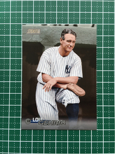 ★TOPPS MLB 2023 STADIUM CLUB #123 LOU GEHRIG［NEW YORK YANKEES］ベースカード「BASE」★