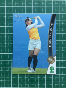 ★EPOCH 2021 JLPGA 日本女子プロゴルフ協会 オフィシャルトレーディングカード #66 大出瑞月 エポック★