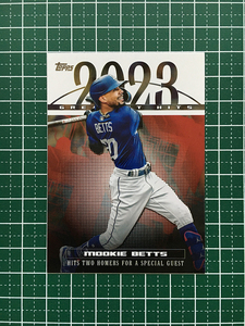 ★TOPPS MLB 2024 SERIES 1 #23GH-16 MOOKIE BETTS［LOS ANGELES DODGERS］インサートカード「2023 GREATEST HITS」★