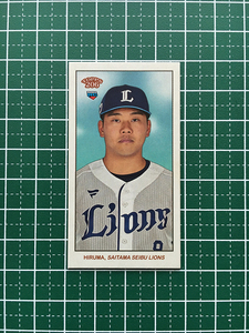 ★TOPPS 206 NPB 2023 #85 蛭間拓哉［埼玉西武ライオンズ］ミニベースカード「MINI BASE」ルーキー「RC」★