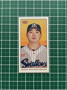 ★TOPPS 206 NPB 2023 #57 長岡秀樹［東京ヤクルトスワローズ］ミニベースカード「MINI BASE」★