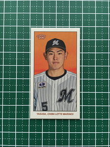 ★TOPPS 206 NPB 2023 #115 安田尚憲［千葉ロッテマリーンズ］ミニベースカード「MINI BASE」★