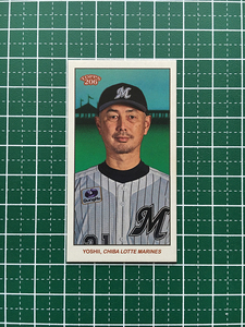 ★TOPPS 206 NPB 2023 #88 吉井理人［千葉ロッテマリーンズ］ミニベースカード「MINI BASE」★