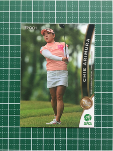 ★EPOCH 2021 JLPGA 日本女子プロゴルフ協会 オフィシャルトレーディングカード #36 有村智恵 エポック★