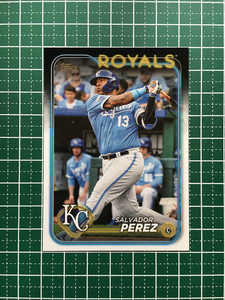 ★TOPPS MLB 2024 SERIES 1 #24 SALVADOR PEREZ［KANSAS CITY ROYALS］ベースカード「BASE」★