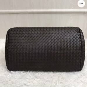 ボッテガヴェネタ BOTTEGA VENETA 編み込み イントレチャート トートバッグ メンズ ビジネス 大容量 A4 レザー 革 ブラウンの画像5