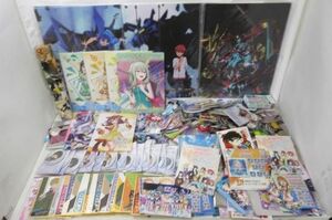 【同梱可】中古品 アニメ グッドマンユニバース ラブライブ他 ビジュアルシート ミニ色紙 ラバスト等グッズセット