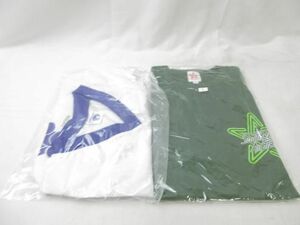 【同梱可】優良品 サザンオールスターズ 桑田佳祐 おいしい葡萄の旅 他 メッシュ Tシャツ ホワイト グリーン 2点 グ