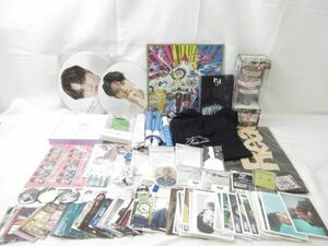 【同梱可】中古品 アーティスト INI OWV 超特急 他 1ST FAN MEETING Blu-ray 生写真 うちわ 等 グッズセット