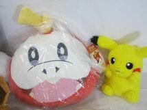 【まとめ売り 中古品】 ホビー すみっコぐらし ポケモン ピカチュウ ホゲータ 他 クッション ぬいぐるみ 一番くじ グ_画像4