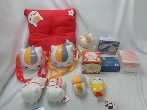 【同梱可】中古品 アニメ 夏目友人帳 ニャンコ先生 クッション ポップコーンバケット マグカップ 等 グッズセット