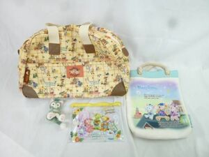 【同梱可】中古品 ディズニー ダッフィー シェリーメイ ジェラトーニ 他 ボストンバッグ トートバッグ 等 グッズセッ