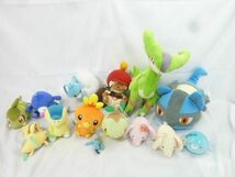 【同梱可】中古品 ホビー ポケモン モンハン ルカリオ ヒノアラシ アチャモ アシマリ 他 ぬいぐるみ 等 グッズセット_画像1