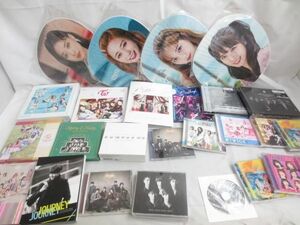 【同梱可】中古品 韓流 TWICE BTS 防弾少年団 東方神起 モモ サナ ツウィ 他 うちわ CD Blu-ray グッズセット