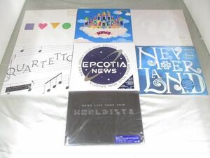 【中古品 同梱可】 NEWS LIVE TOUR 2019 WORLDISTA 他 Blu-ray DVD 初回盤 7点 グッズセット