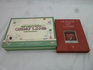 【同梱可】中古品 韓流 SEVENTEEN POWER OF LOVE CARAT LAND MEMORY BOOK＋ DVD 2点 グッズセット