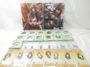 【同梱可】中古品 アニメ ウマ娘 プリティーダービー ハルウララ マヤノトップガン 他 小皿 ラバーキーホルダー アク