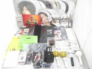 【まとめ売り 中古品】 KAT-TUN ポーチ ペンライト パンフレット 等 LIVE TOUR 2012 CHAIN 他 グッズセット