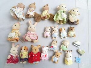 [ включение в покупку возможно ] б/у товар хобби Sylvanian Families заяц белка собака др. фигурка кукла 19 пункт товары комплект 