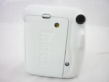 【同梱可】中古品 家電 動作品 富士フィルム チェキ instax mini 11 インスタントカメラ アイスホワイト_画像4