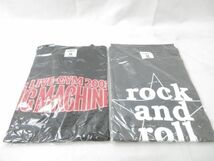 【同梱可】未開封 B’z LIVE GYM 2003 BIG MACHINE Tシャツ ブラック XLサイズ 2点 グッズセット_画像1