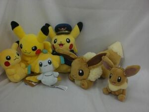 【同梱可】中古品 ホビー ポケモン ピカチュウ イーブイ ジラーチ 他 ポケモンセンター ポケセン ぬいぐるみ グッズ