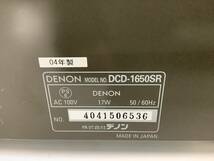 Denon CDプレーヤー ゴールド DCD-1650SR FGCA00502_画像6