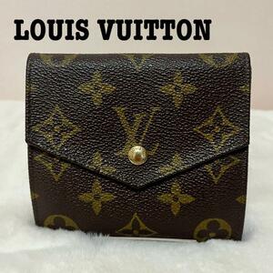 LOUIS VUITTON ルイヴィトン ポルトモネ ビエ カルト クレディ モノグラム 財布 折り財布 M61660 コンパクトウォレット ダブルホック