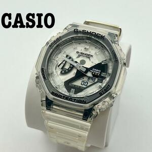 CASIO カシオ G-SHOCK ジーショック GA-2140RX クリア 動作品 40周年 クォーツ 電池 デジタル 動作品 曜日カレンダー 稼働品