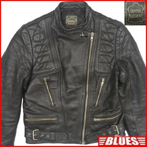  prompt decision *ECHTES LEDER* men's XS leather rider's jacket 4 2 ps leather single real leather bread clock lai DIN g touring 