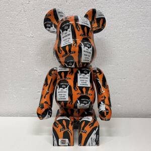 【C-23417】MEDICOM TOY メディコムトイ BE@RBRICK MONKEY SIGN 400% ベアブリック モンキーサイン 中古