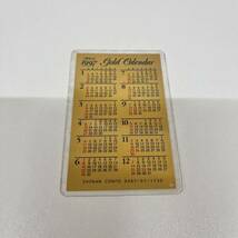 【C-23394】純金1ｇ カレンダー ラミネートフィルム 加工 GOLD カレンダー 金 K24 中古 保管品_画像2
