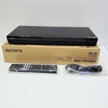 【EB-5949】1円～ SONY ソニー BDZ-ZW2800 HDD/BDレコーダー 4Kカメラ動画対応 2TB 長時間録画/W録画対応 中古品 通電確認済み_画像1