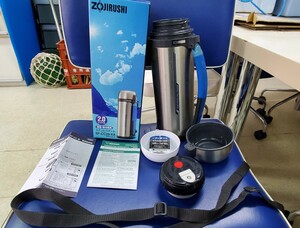 象印 (ZOJIRUSHI) 水筒 ステンレスボトル タフ 2.0L ステンレス SF-CC20-XA